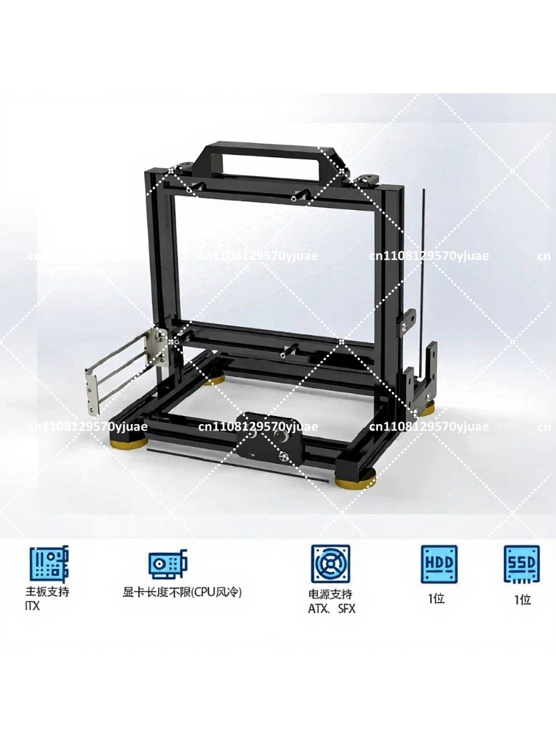 Aluminum Open Frame Test Bench Water Cooling - Aluminium Open Air PC Testbank Frame,