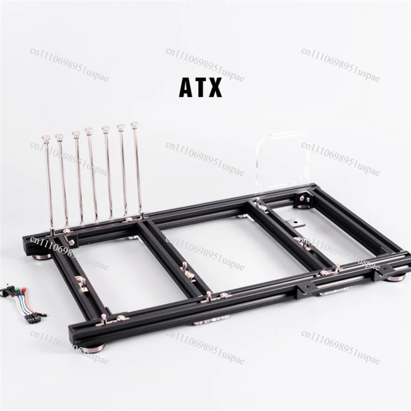 Aluminum Open Frame Test Bench Water Cooling - ATX PC-testbank Aluminium computerbehuizing Waterkoeling Open