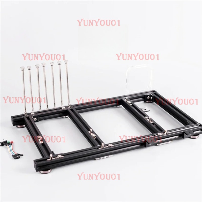 Aluminum Open Frame Test Bench Water Cooling - ATX PC-testbank, computerbehuizing van aluminiumlegering, waterkoeling,