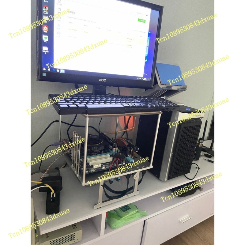 Open frame aluminium computerk - Aluminum Open Frame Test Bench Water Cooling recensie en prijs