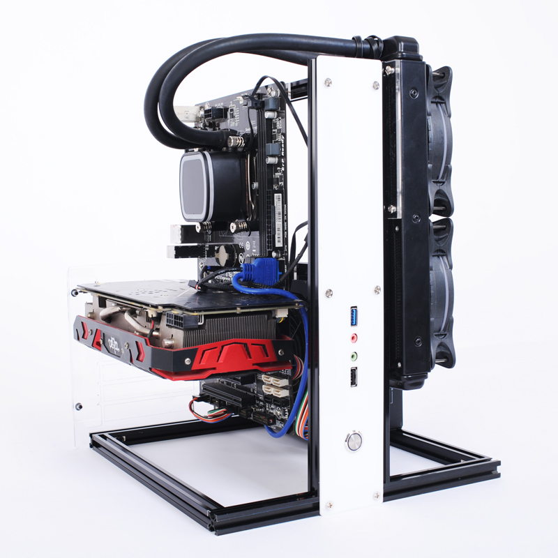 Waterkoeling Aluminium Testban - Aluminum Open Frame Test Bench Water Cooling recensie en prijs