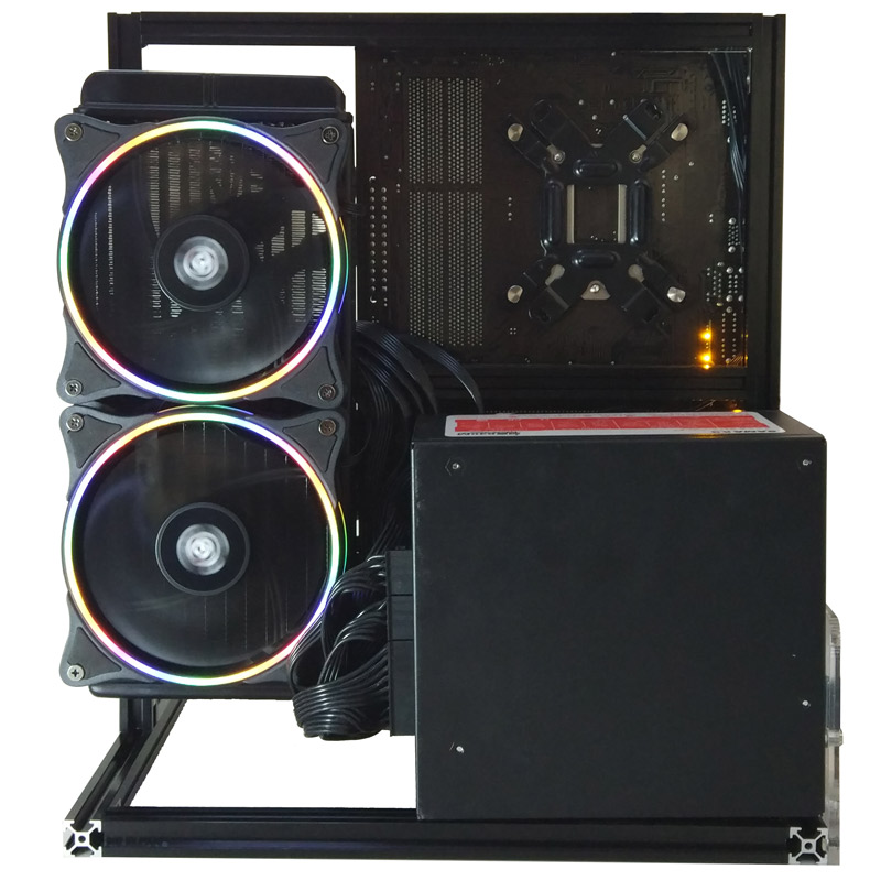Waterkoeling Aluminium Testban - Aluminum Open Frame Test Bench Water Cooling recensie en prijs