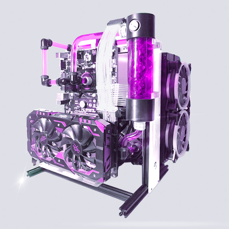 Waterkoeling Aluminium Testban - Aluminum Open Frame Test Bench Water Cooling recensie en prijs