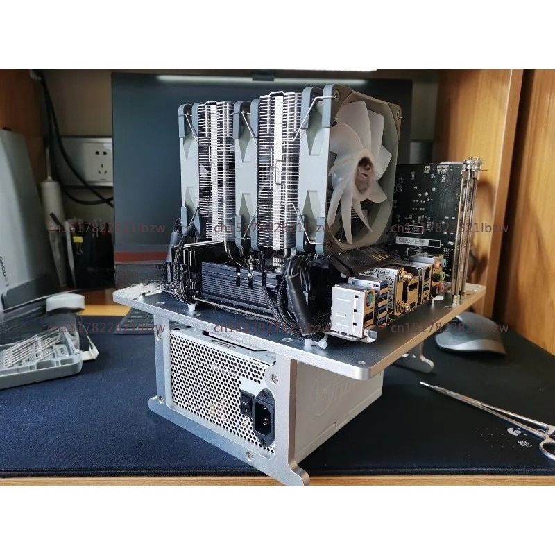 Open frame aluminium computerk - Aluminum Open Frame Test Bench Water Cooling recensie en prijs