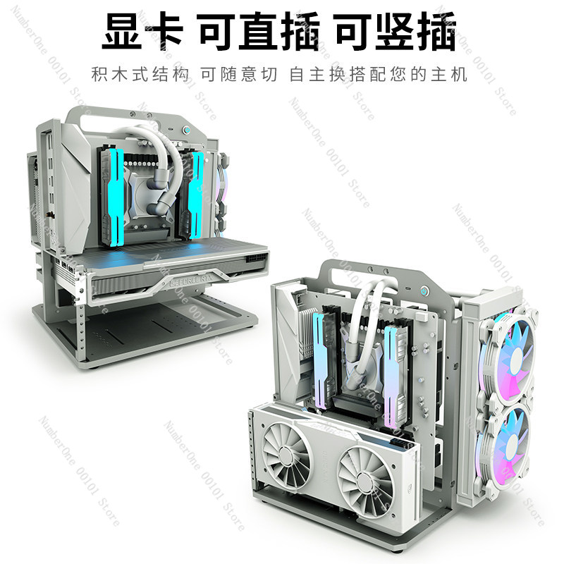 MATX Moederbord Aluminiumleger - Aluminum Open Frame Test Bench Water Cooling recensie en prijs